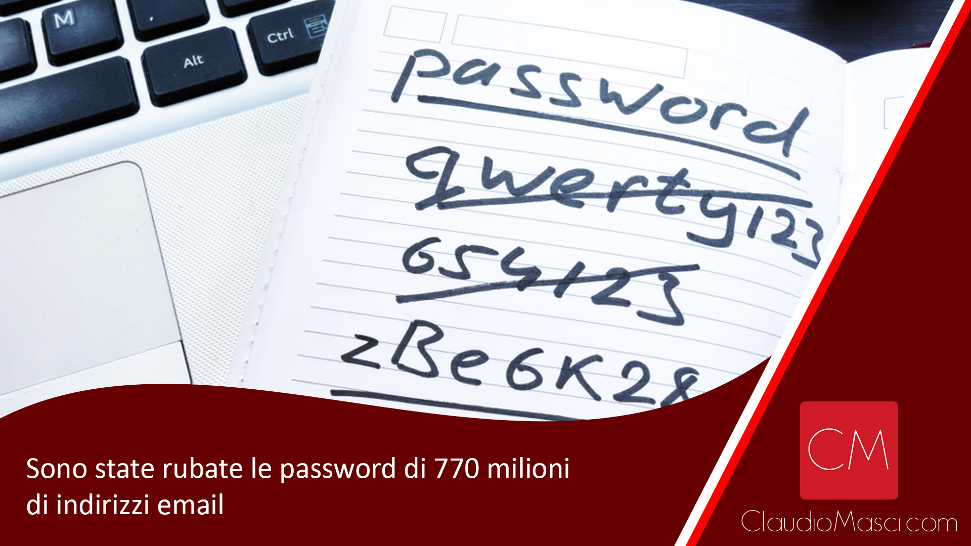 Sono state rubate le password di 770 milioni di indirizzi email
