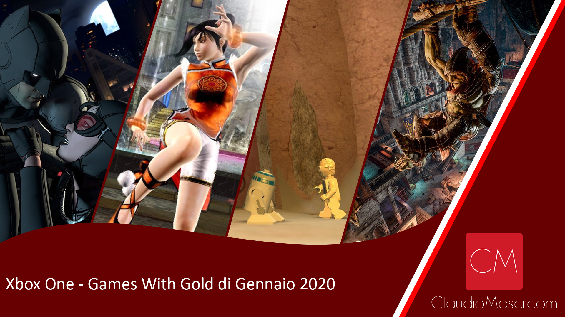 Giochi gratuiti Xbox Games With Gold Gennaio 2020
