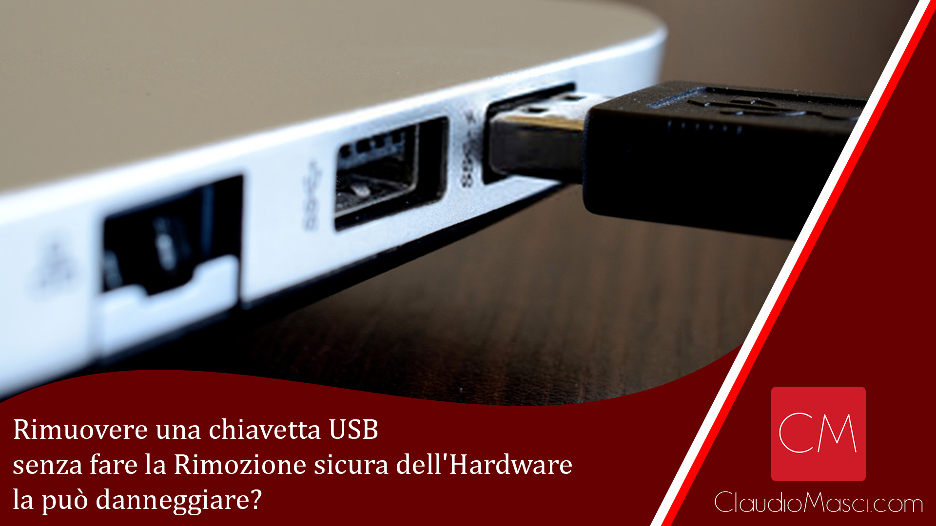 Rimuovere una chiavetta USB senza fare la Rimozione sicura dell’Hardware la può danneggiare?