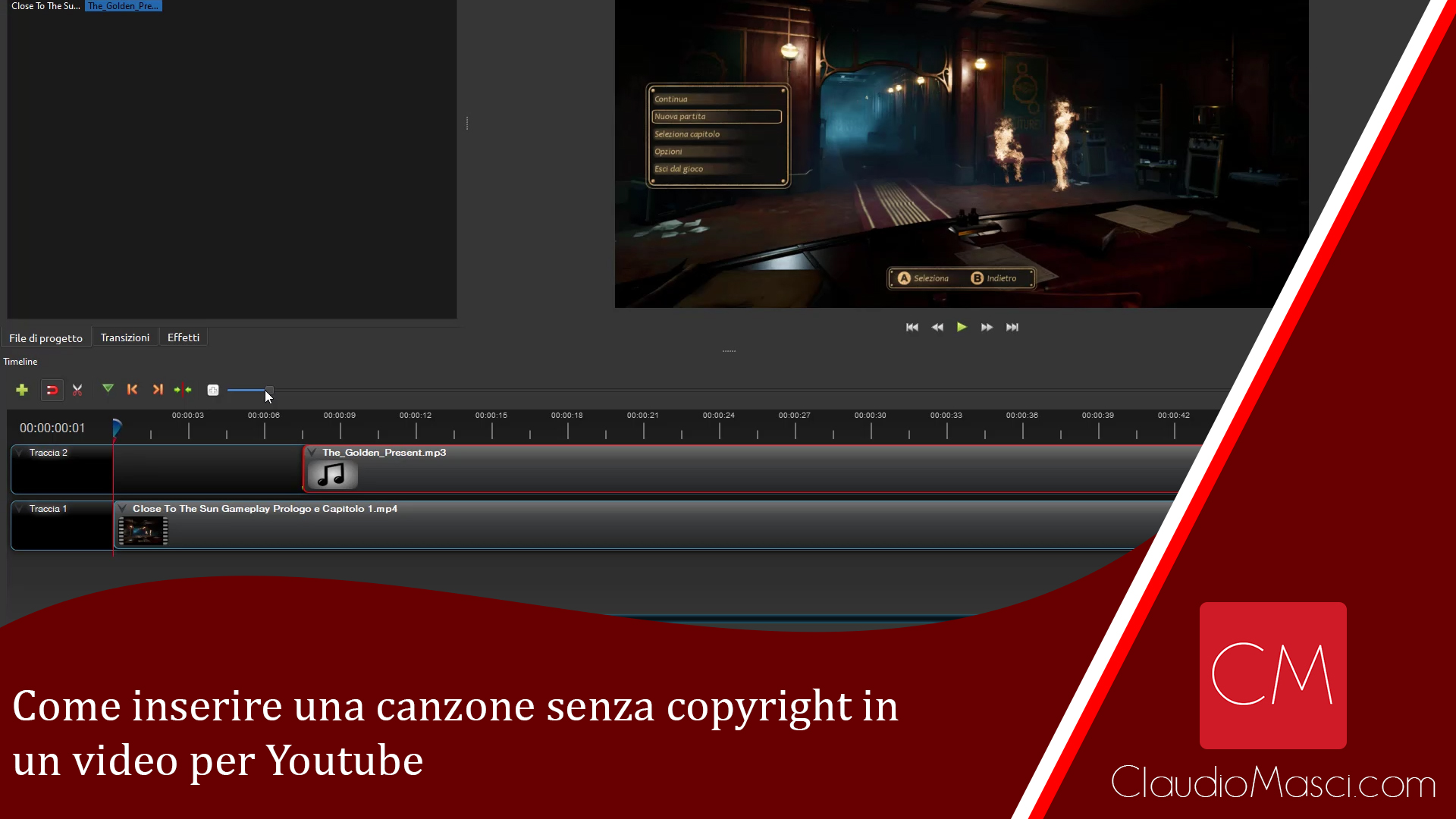 Come inserire una canzone senza copyright in un video per Youtube