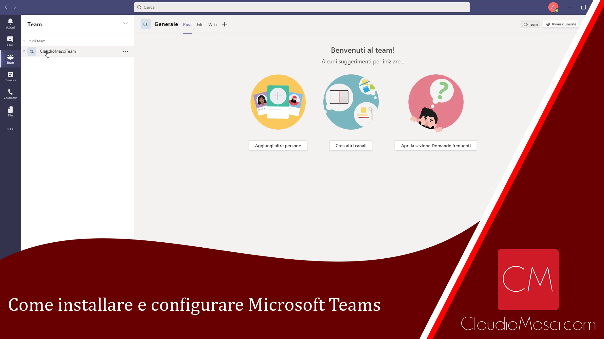 Come installare e configurare Microsoft Teams