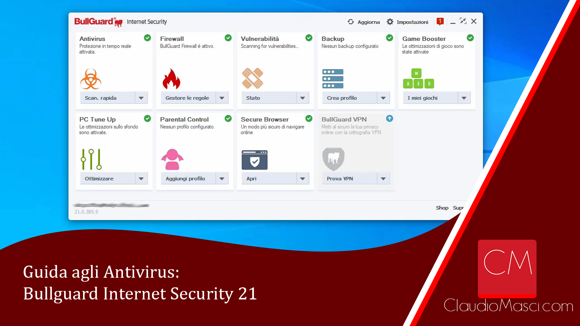 Guida agli Antivirus – Bullguard Internet Security 21