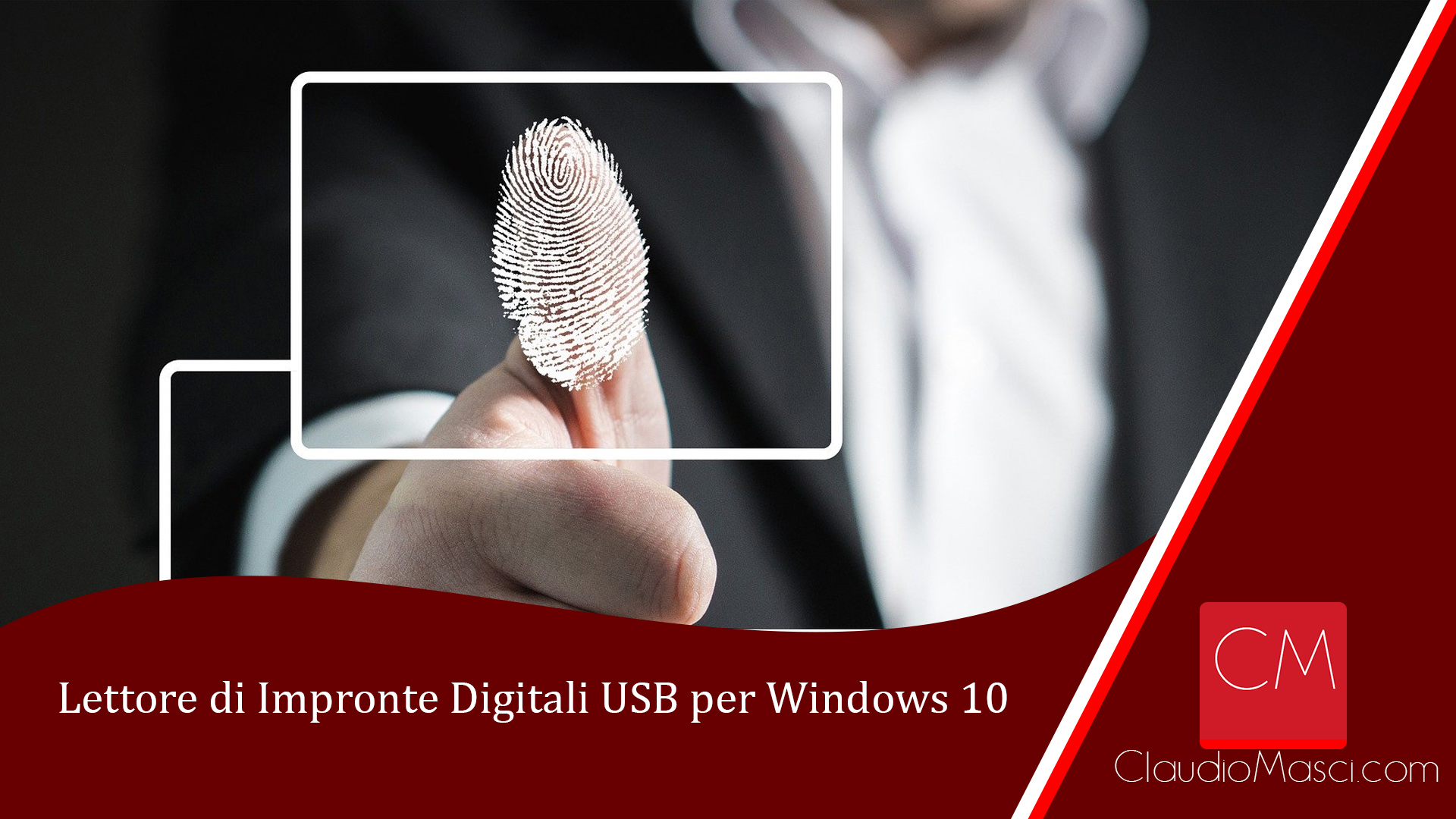 Lettore di Impronte Digitali USB per Windows 10