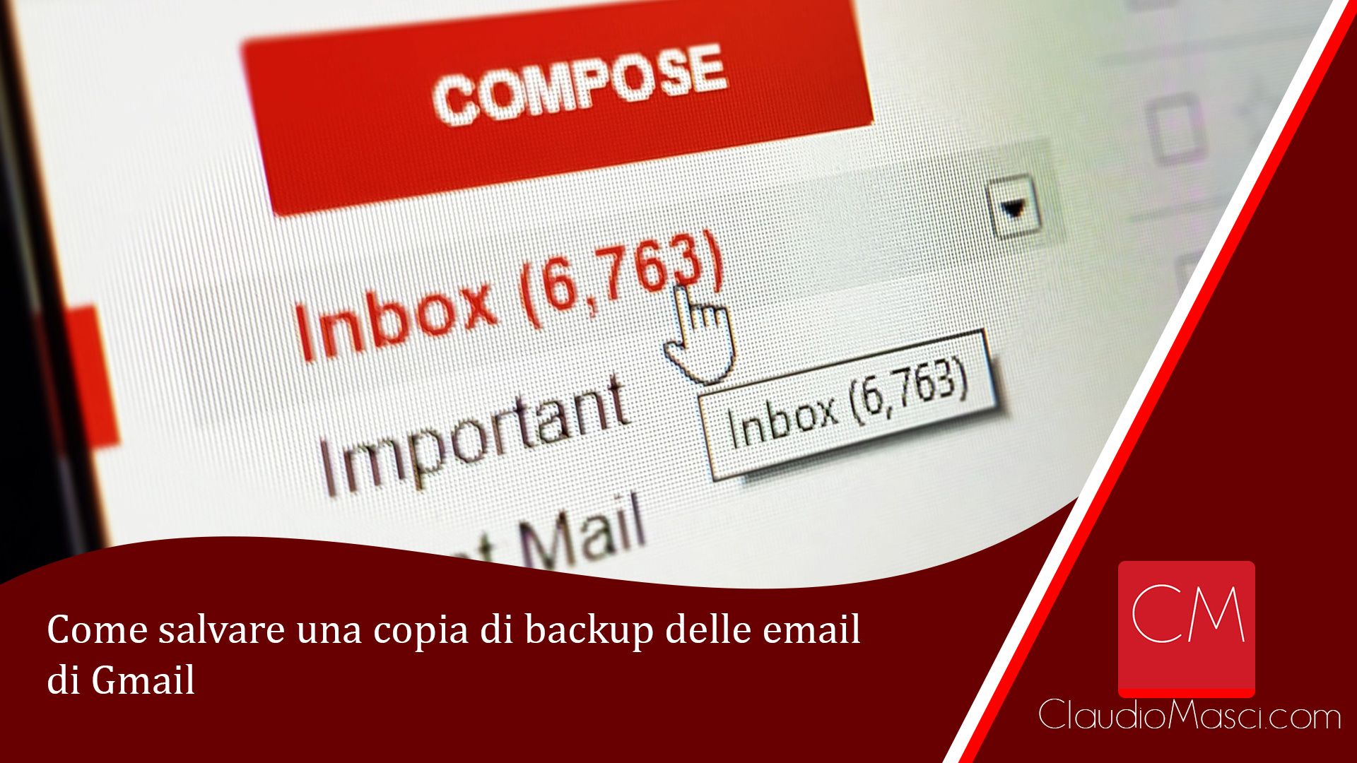 Come salvare una copia di backup delle email di Gmail