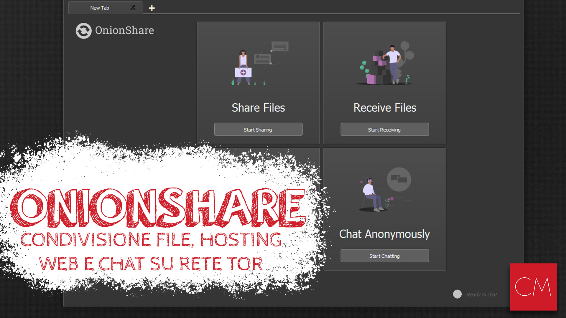 OnionShare | Condivisione file, hosting web e chat su rete Tor