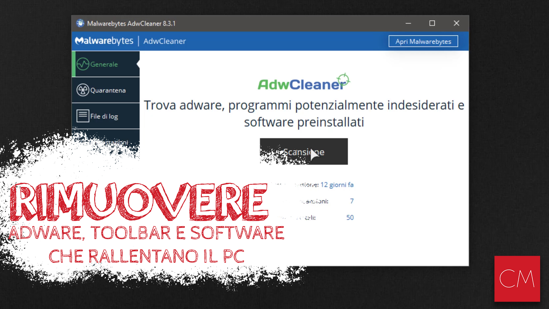 Rimuovere Adware Toolbar e Programmi che rallentano il PC