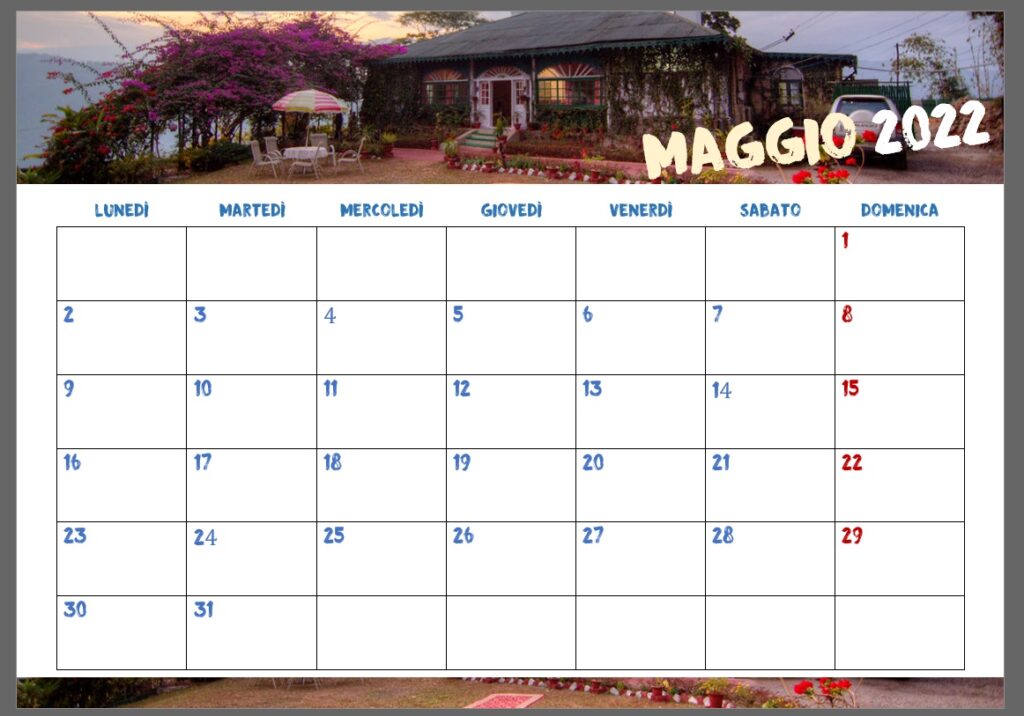 Calendario in Word