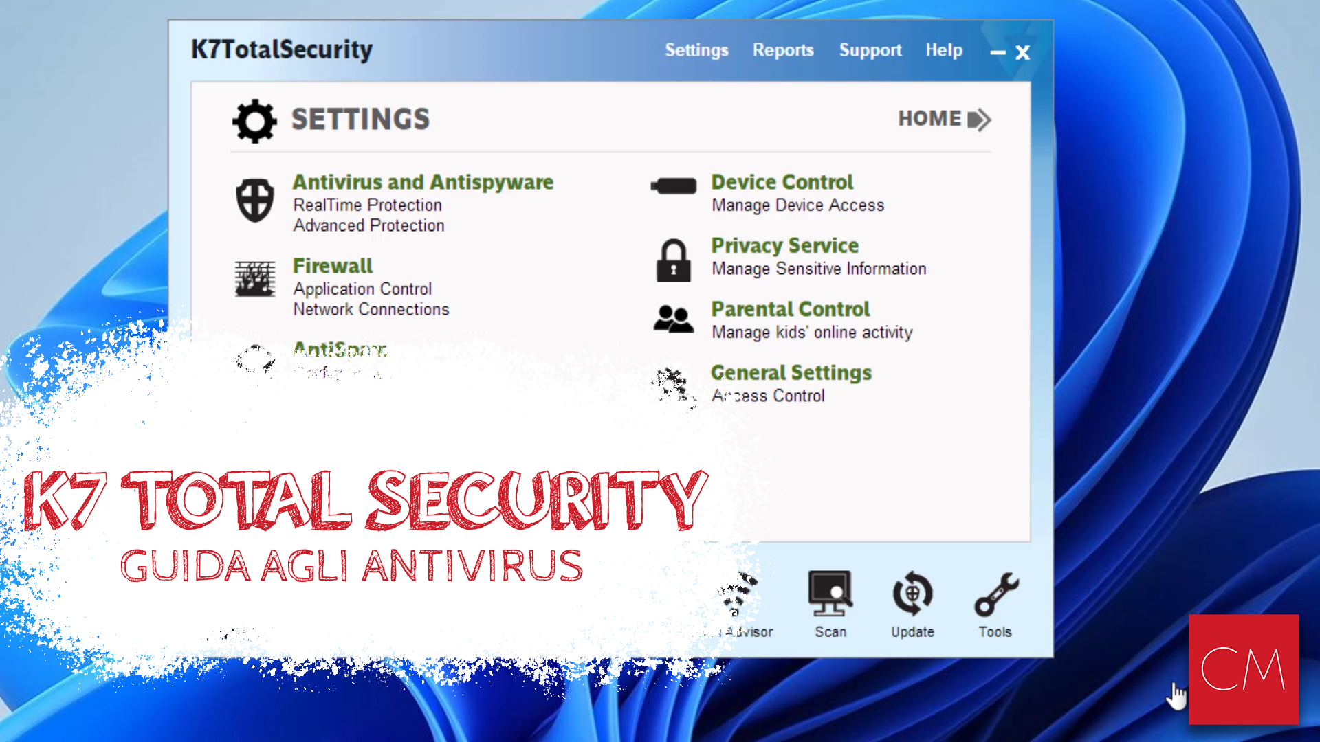 Guida agli antivirus - k7 total security