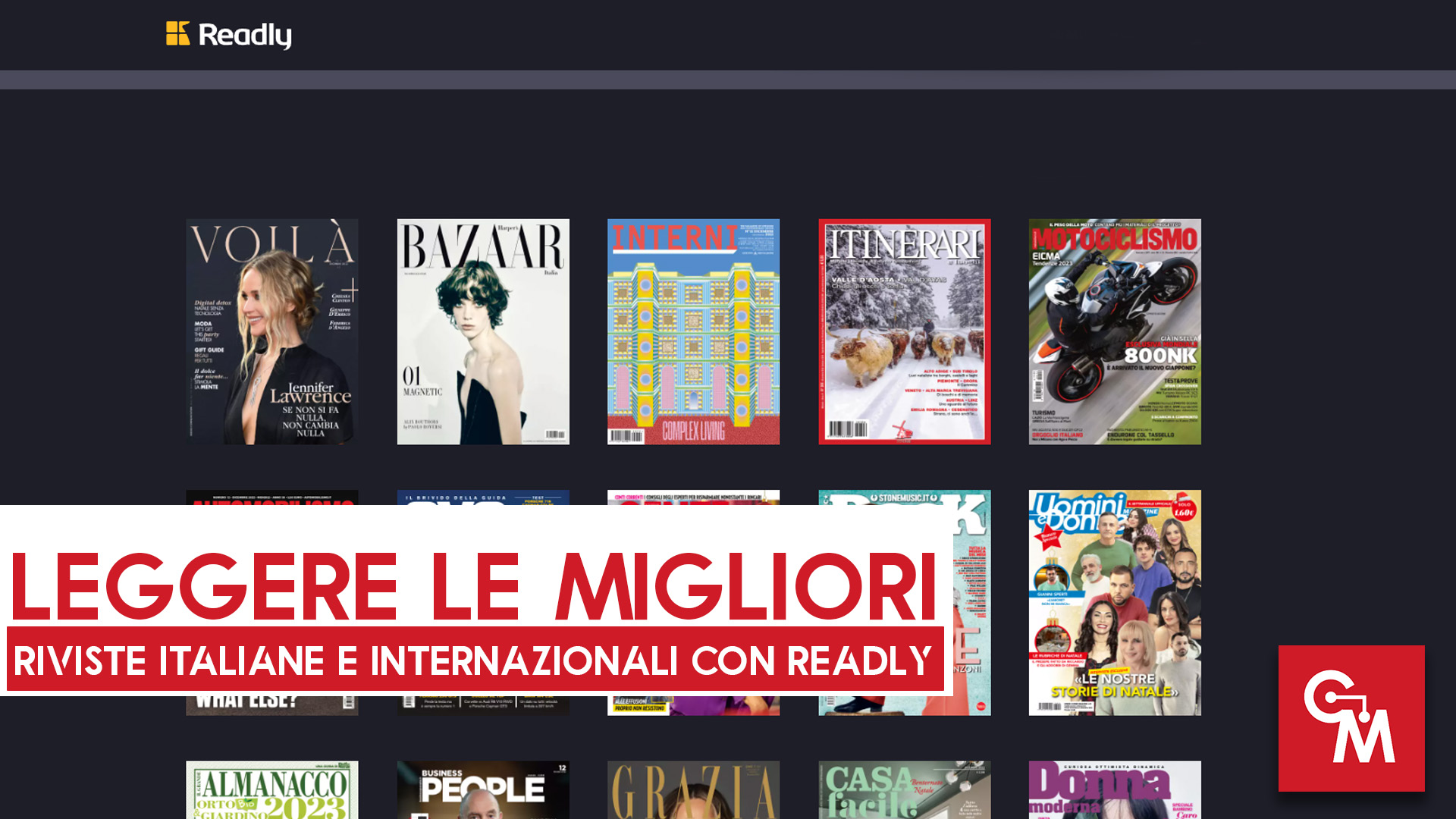 Leggere le migliori riviste italiane e internazionali con Readly